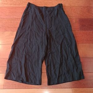 Cropped Wide Leg Trousers